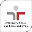 Zertifikat seit 2014 audit berufundfamilie